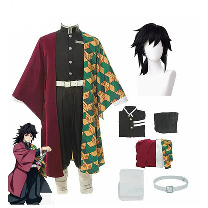 Costume and Wig / 110 Demon Slayer Giyu Tomioka Cosplay