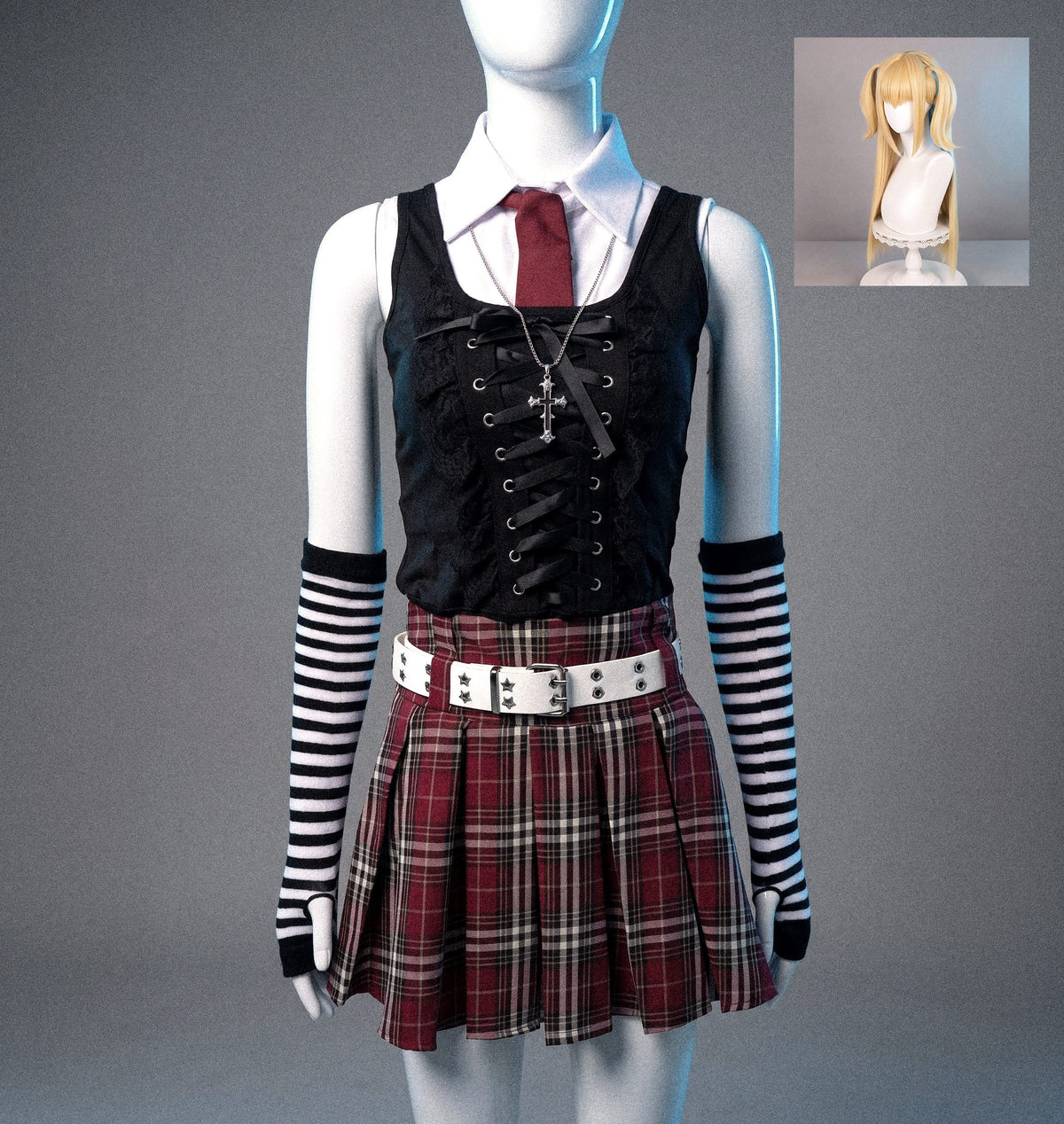 Costume Full Set / S Misa Amane Dark Academia Cosplay Costume by Victorious