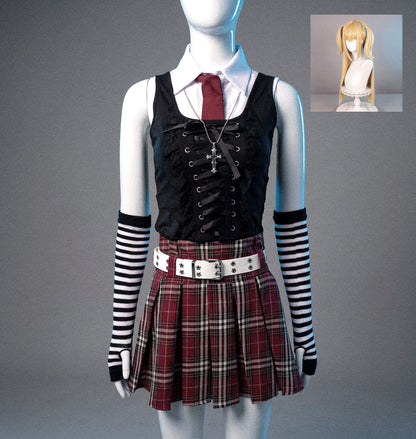 Costume Full Set / S Misa Amane Dark Academia Cosplay Costume by Victorious