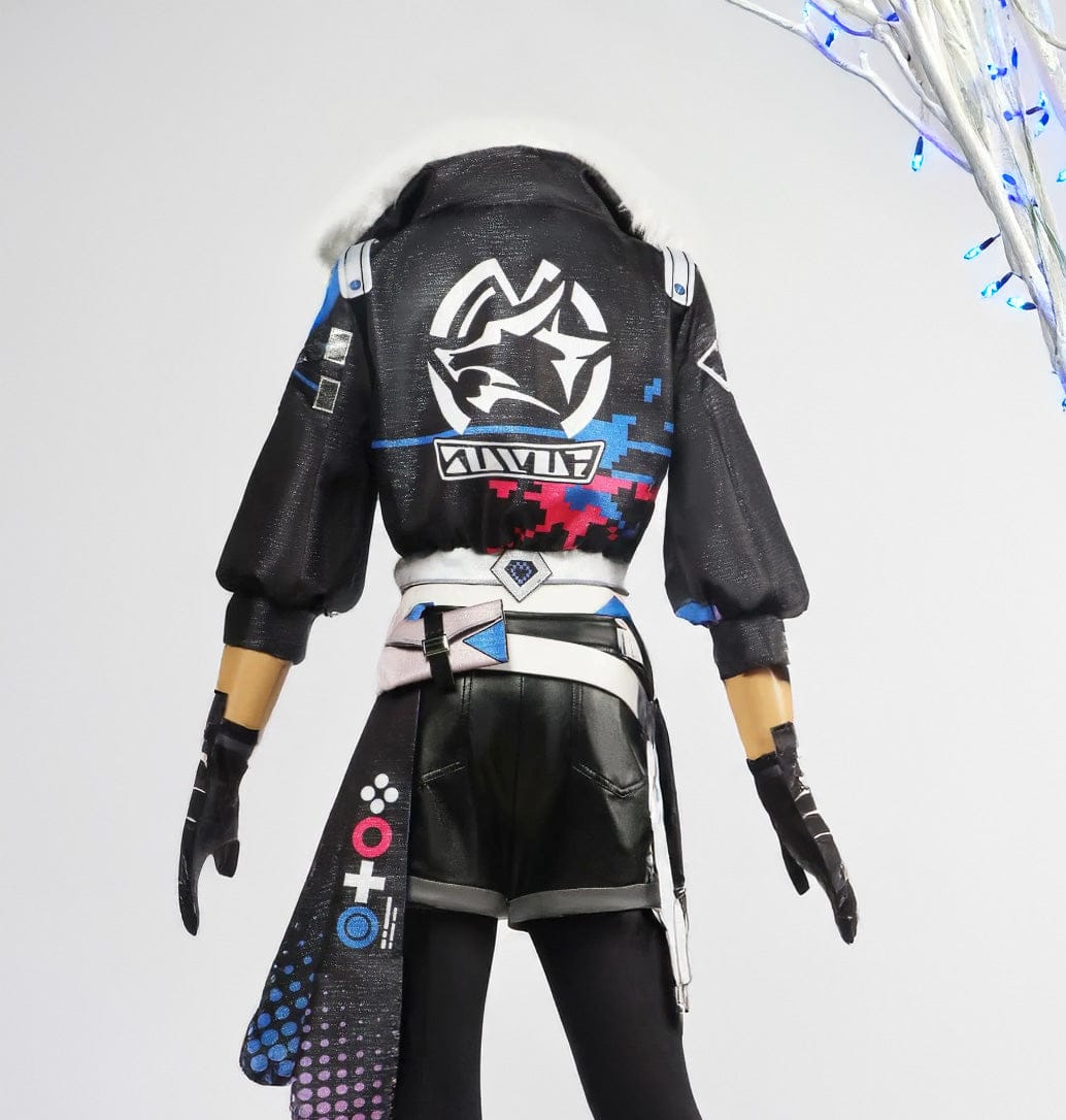 costume only / XS Silver Wolf Full Set Cosplay / Game Honkai Start Rail Silver Wolf Cosplay