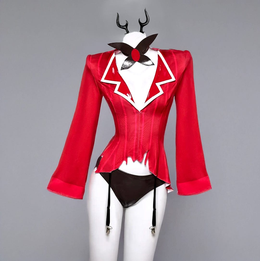 Costume with monocle / XS Alastor Hazbin Hotel Bikini Cosplay