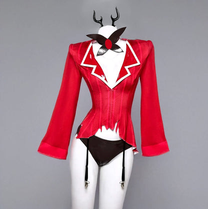 Costume with monocle / XS Alastor Hazbin Hotel Bikini Cosplay