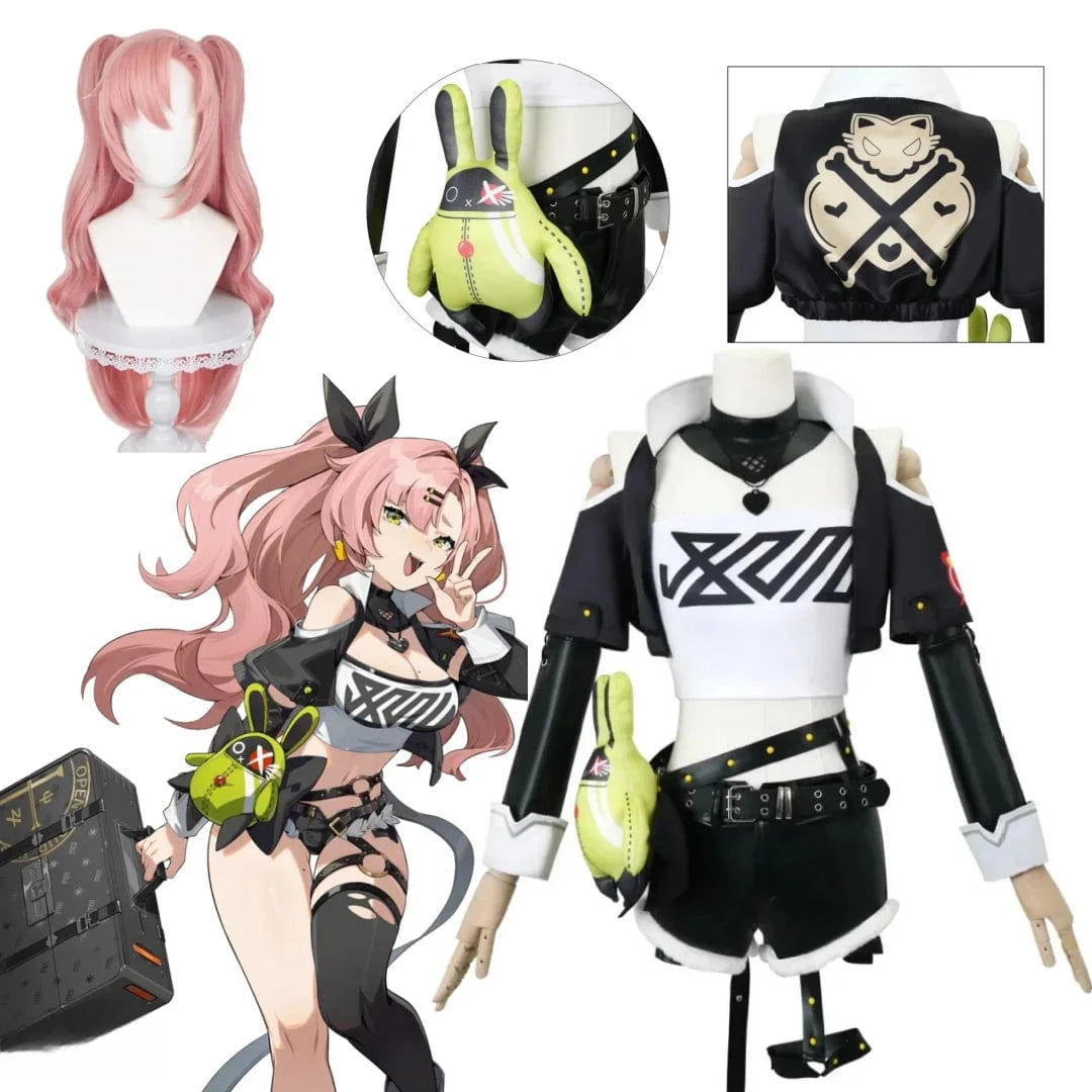 Costume with Wig / XS Zenless Zone Zero Nicole Demara Cosplay