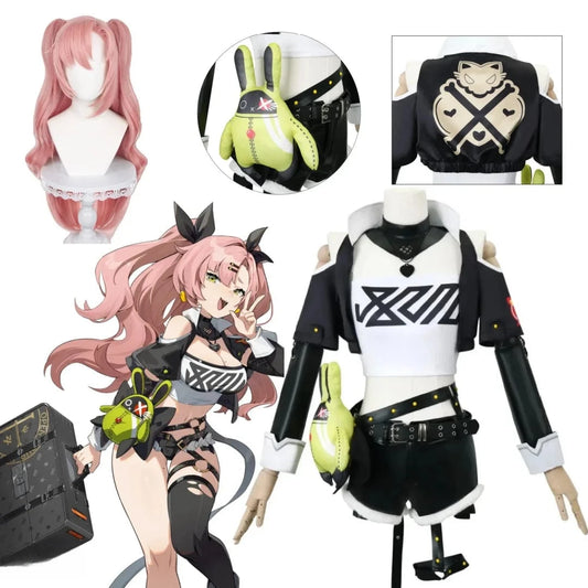Costume with Wig / XS Zenless Zone Zero Nicole Demara Cosplay