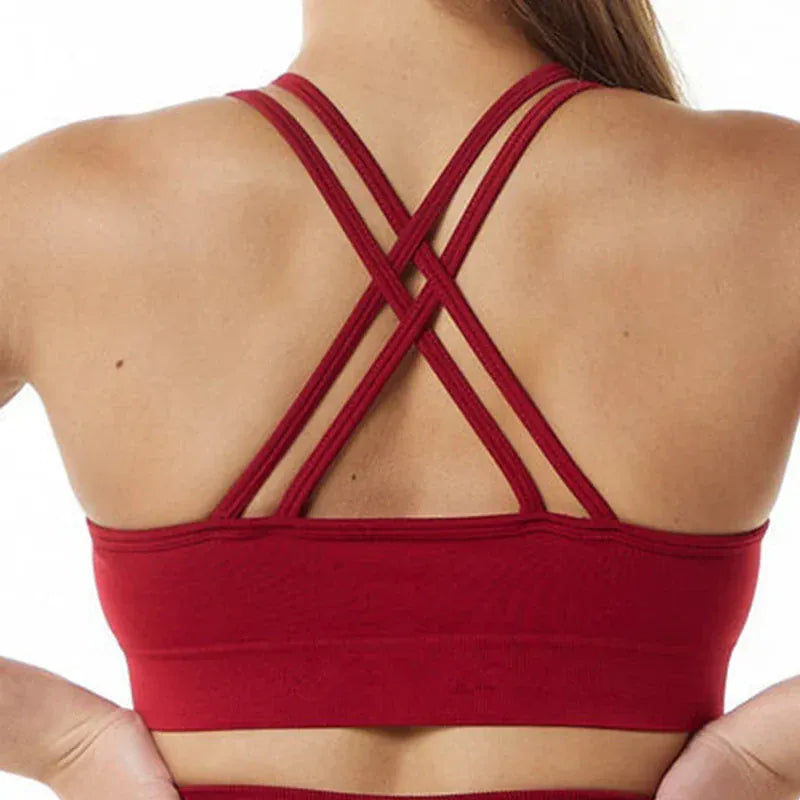 Criss Cross Padded Sport Bra (Victorious Quantum Drive Bra)