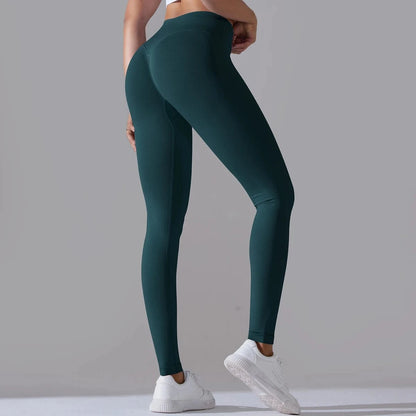 Crossover Waist Women Yoga Leggings / Victorious BioSync Leggings