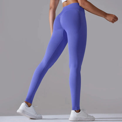 Crossover Waist Women Yoga Leggings / Victorious BioSync Leggings