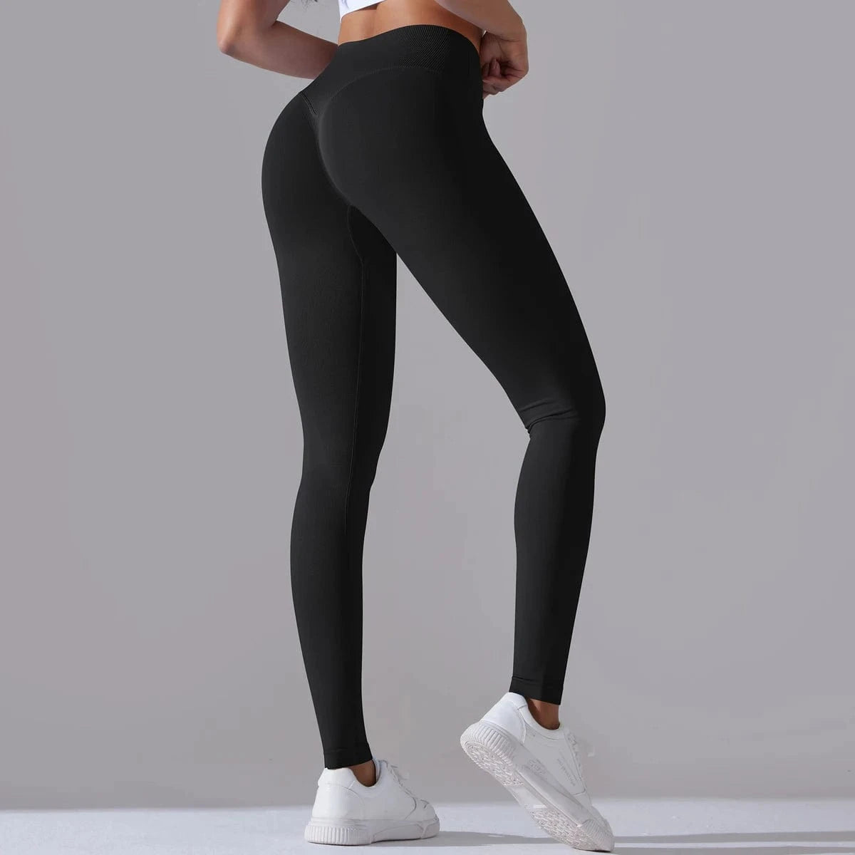 Crossover Waist Women Yoga Leggings / Victorious BioSync Leggings