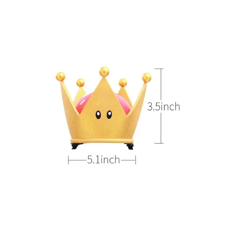 Crown / XXL Bowsette Cosplay Costume Black Gothic Dress