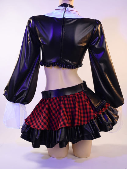 Cyber-Punk Asuka Langley Cosplay Set