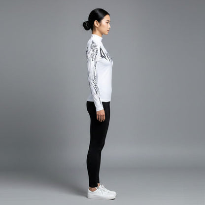 Cyber Sigil Long Sleeve Sports T-shirt / Korean Fashion Gothic Shirt