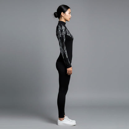 Cyber Sigil Long Sleeve Sports T-shirt / Korean Fashion Gothic Shirt