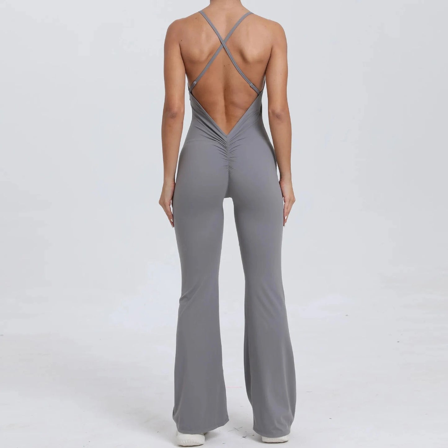 Dark grey / S Victorious BalanceFlow V Back Bodysuits