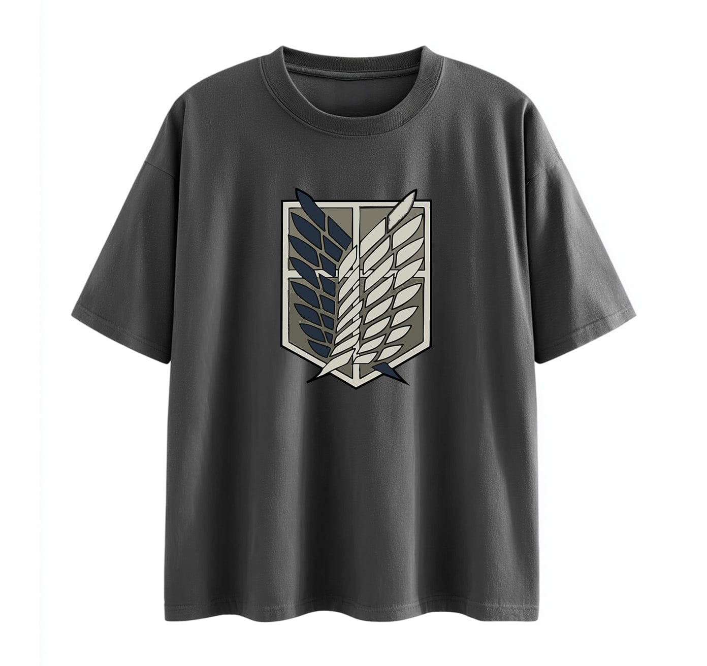 Dark Grey / XS Survey Corps (Attack On Titan) Oversize T-Shirt