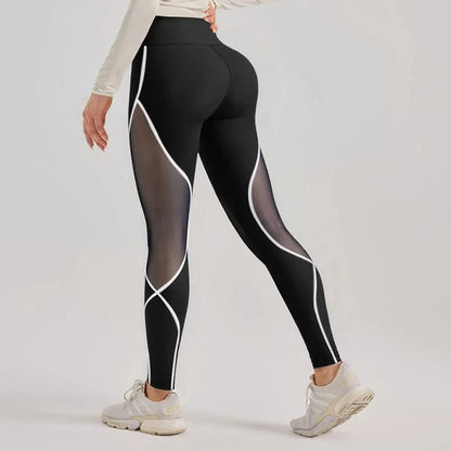 Dark Mesh Leggings/ Sports leggings/ Yoga Leggings