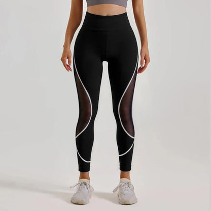 Dark Mesh Leggings/ Sports leggings/ Yoga Leggings