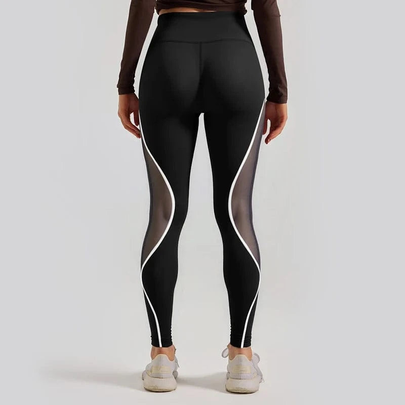 Dark Mesh Leggings/ Sports leggings/ Yoga Leggings