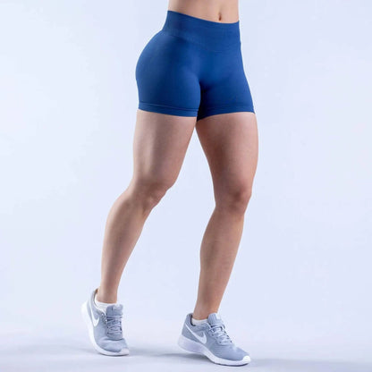 Deep Sea Blue / XS Island XXIIV Low-Rise Women’s High-Impact Sports Shorts by Victorious