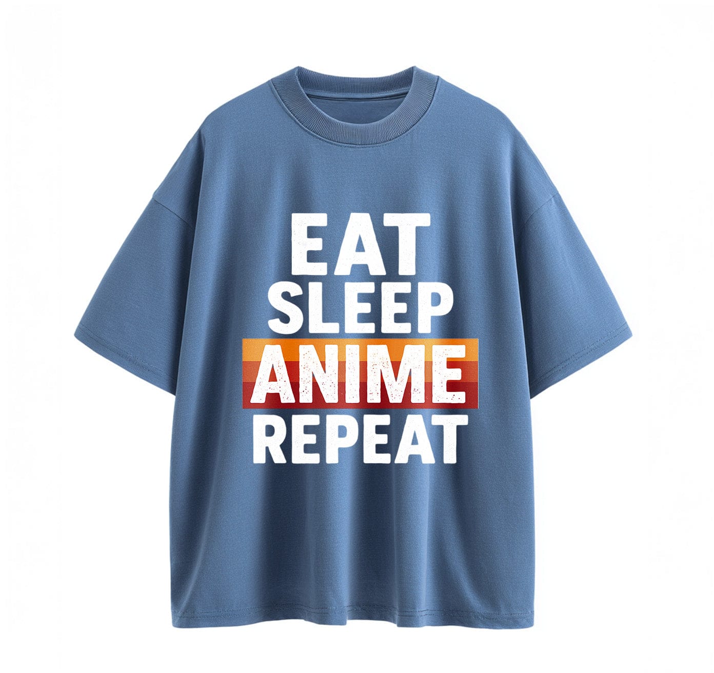 Denim blue / XS Eat Sleep Anime Repeat 1 Oversize T-Shirt