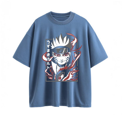 Denim blue / XS Naruto 1 Anime Oversize T-Shirt