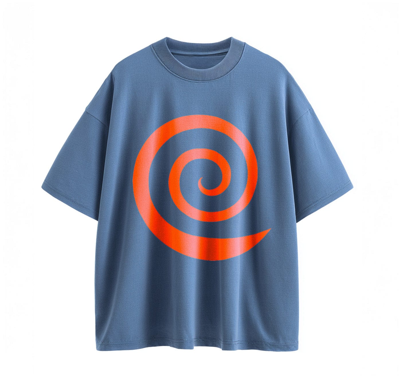 Denim blue / XS Nine‑Tails Mode Anime (Naruto) Oversize T-Shirt