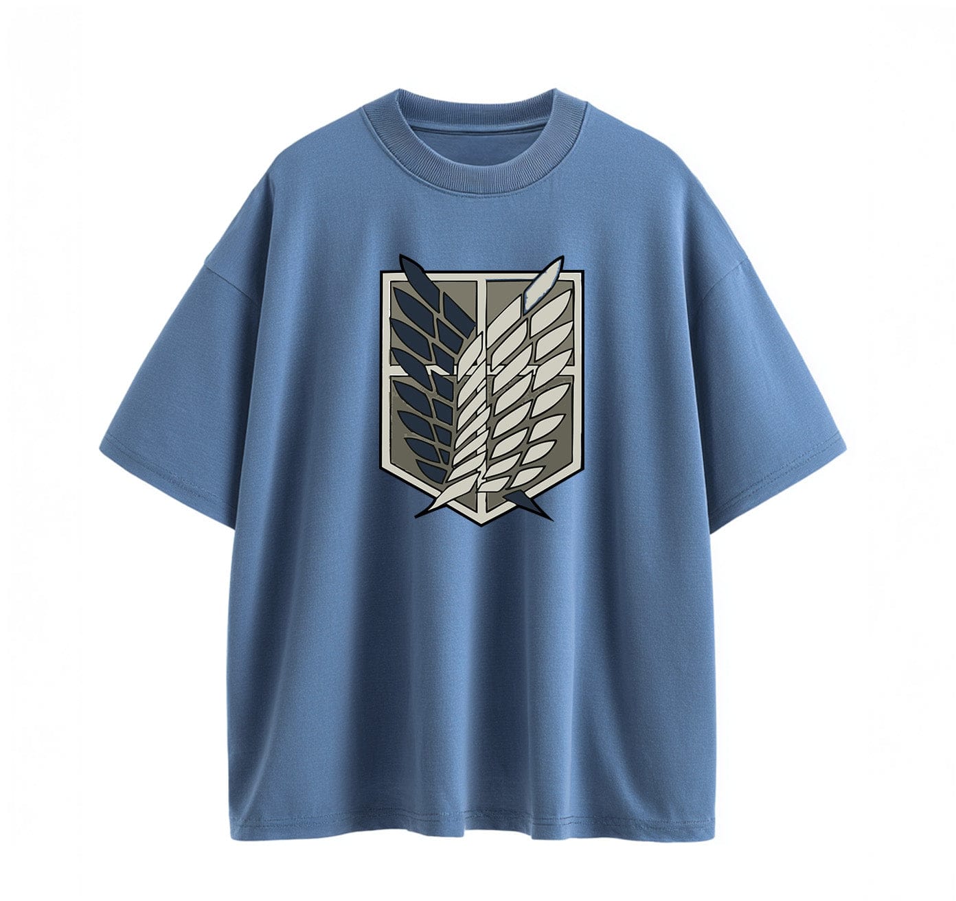 Denim blue / XS Survey Corps (Attack On Titan) Oversize T-Shirt
