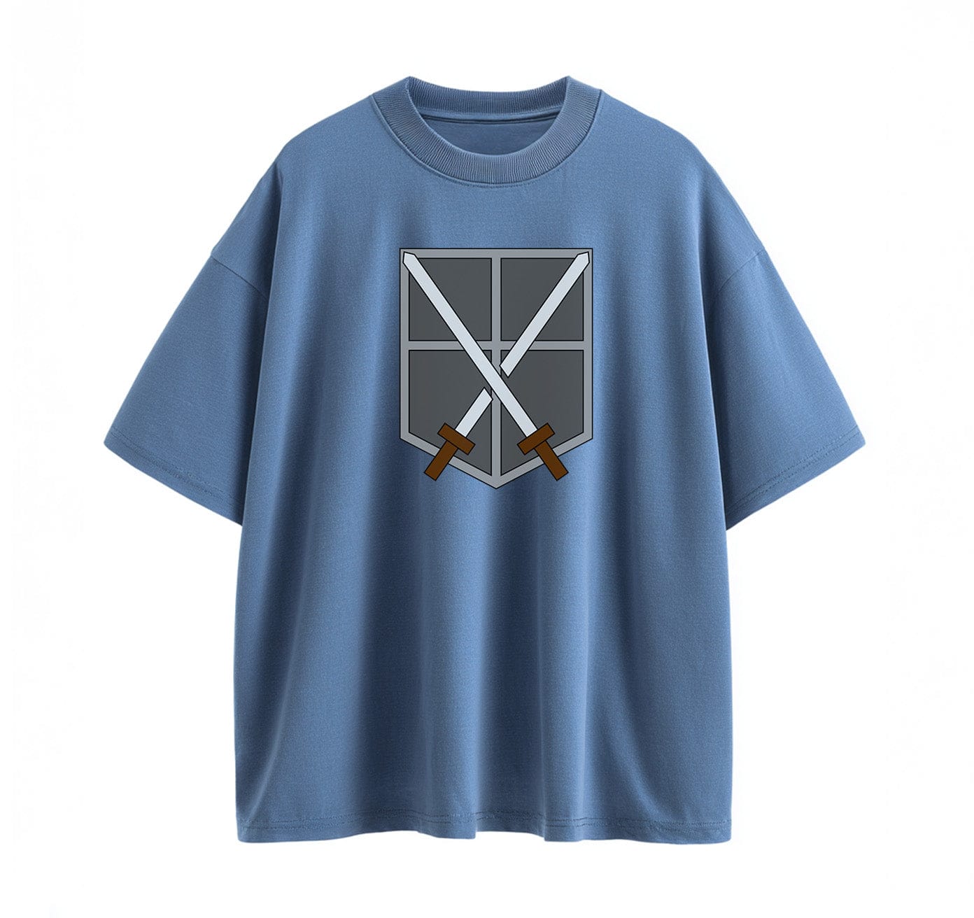Denim blue / XS Training Corps (Attack On Titan) Oversize T-Shirt