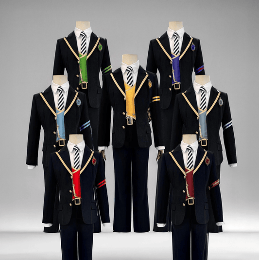 Disney Twisted Wonderland Anime Cosplay Heartslabyul Savanaclaw Octavinelle Scarabia Pomefiore ‌Ignihyde Diasomnia Uniforms