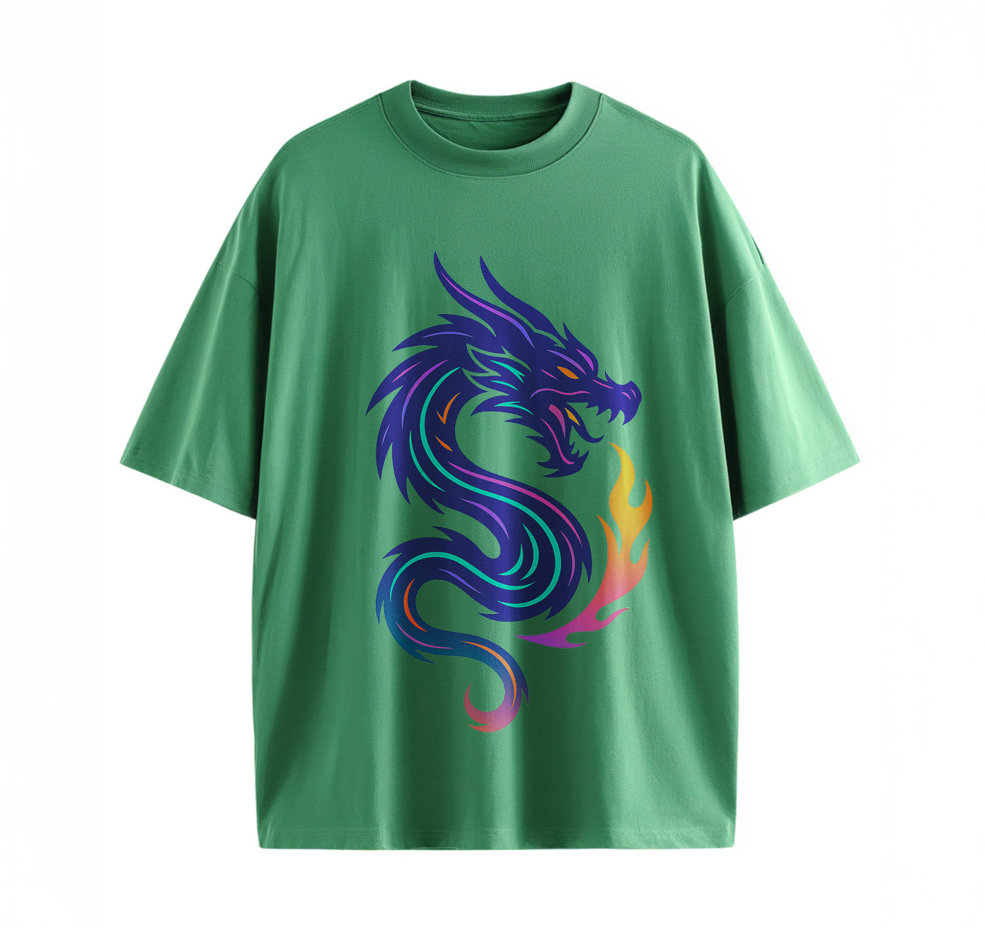 Dragon Symbol Anime Oversize T-Shirt
