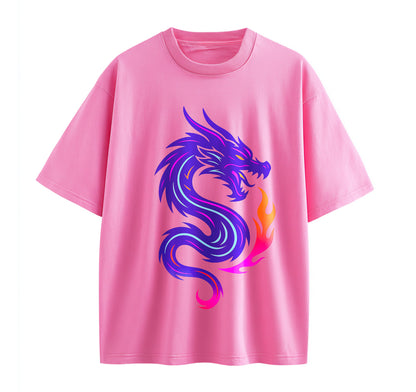 Dragon Symbol Anime Oversize T-Shirt