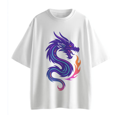 Dragon Symbol Anime Oversize T-Shirt