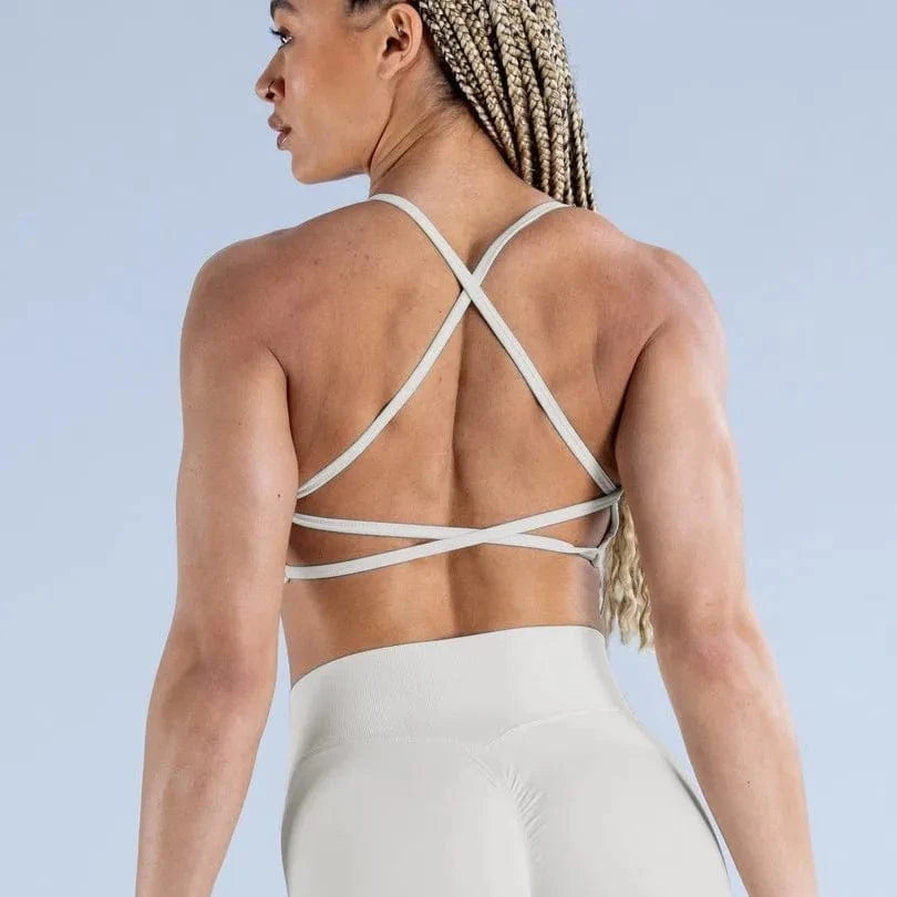 Dynamic Backless Sports Bra / High Impact Fitness / Gym Bra