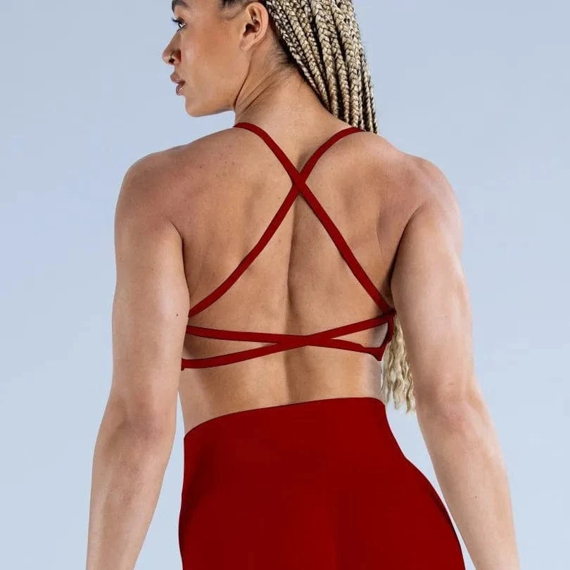 Dynamic Backless Sports Bra / High Impact Fitness / Gym Bra