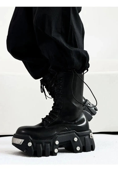 Ellie Biohazard  Thick-soled High-top Boots (Men)