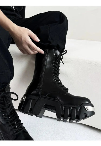 Ellie Biohazard  Thick-soled High-top Boots (Men)