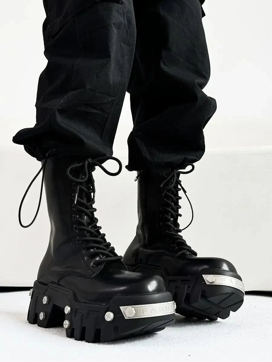 Ellie Biohazard  Thick-soled High-top Boots (Men)