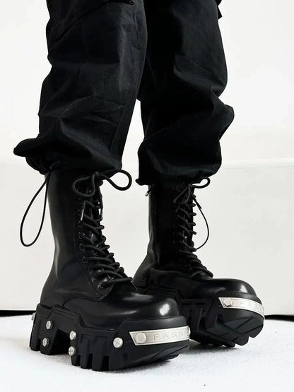 Ellie Biohazard  Thick-soled High-top Boots (Men)