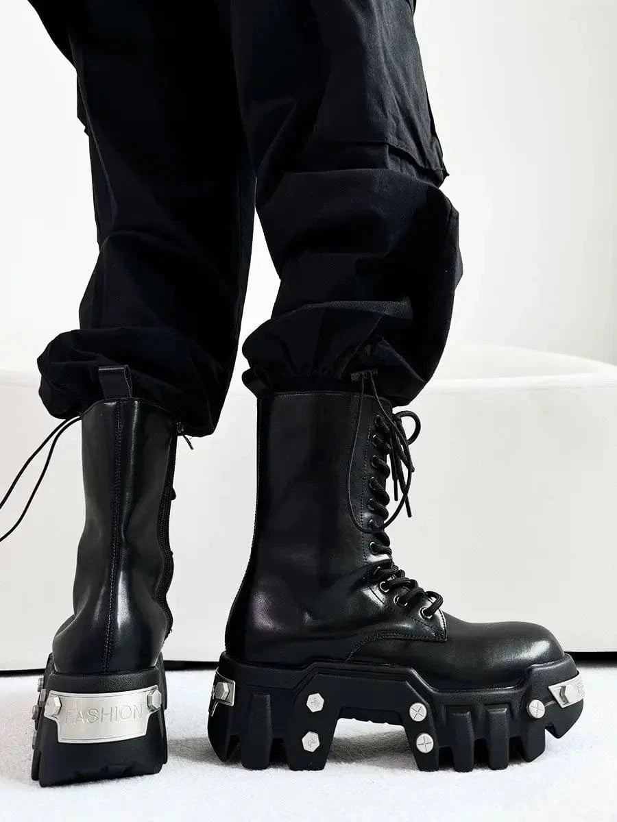 Ellie Biohazard  Thick-soled High-top Boots (Men)