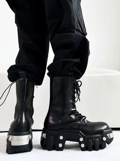 Ellie Biohazard  Thick-soled High-top Boots (Men)