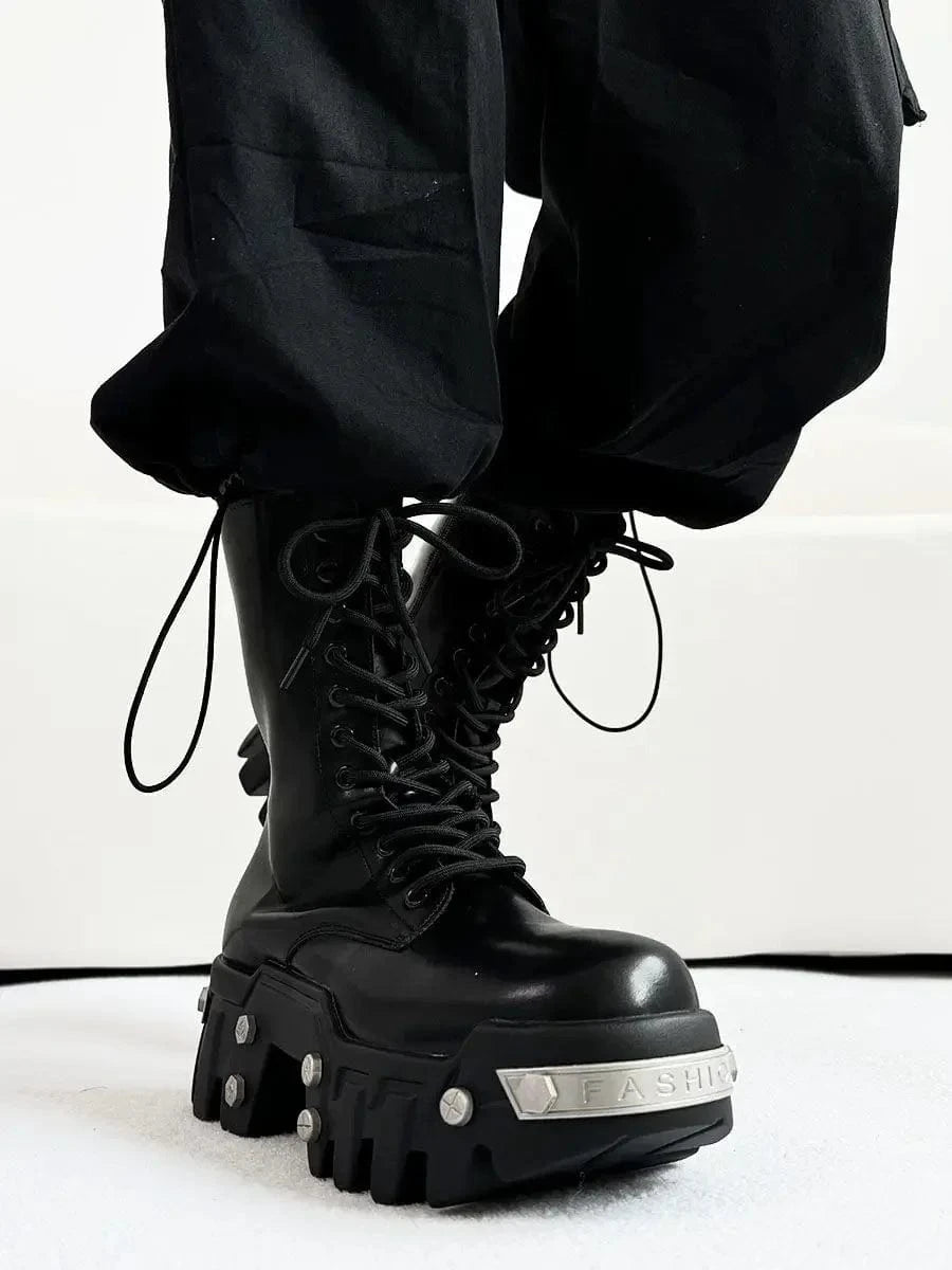 Ellie Biohazard  Thick-soled High-top Boots (Men)