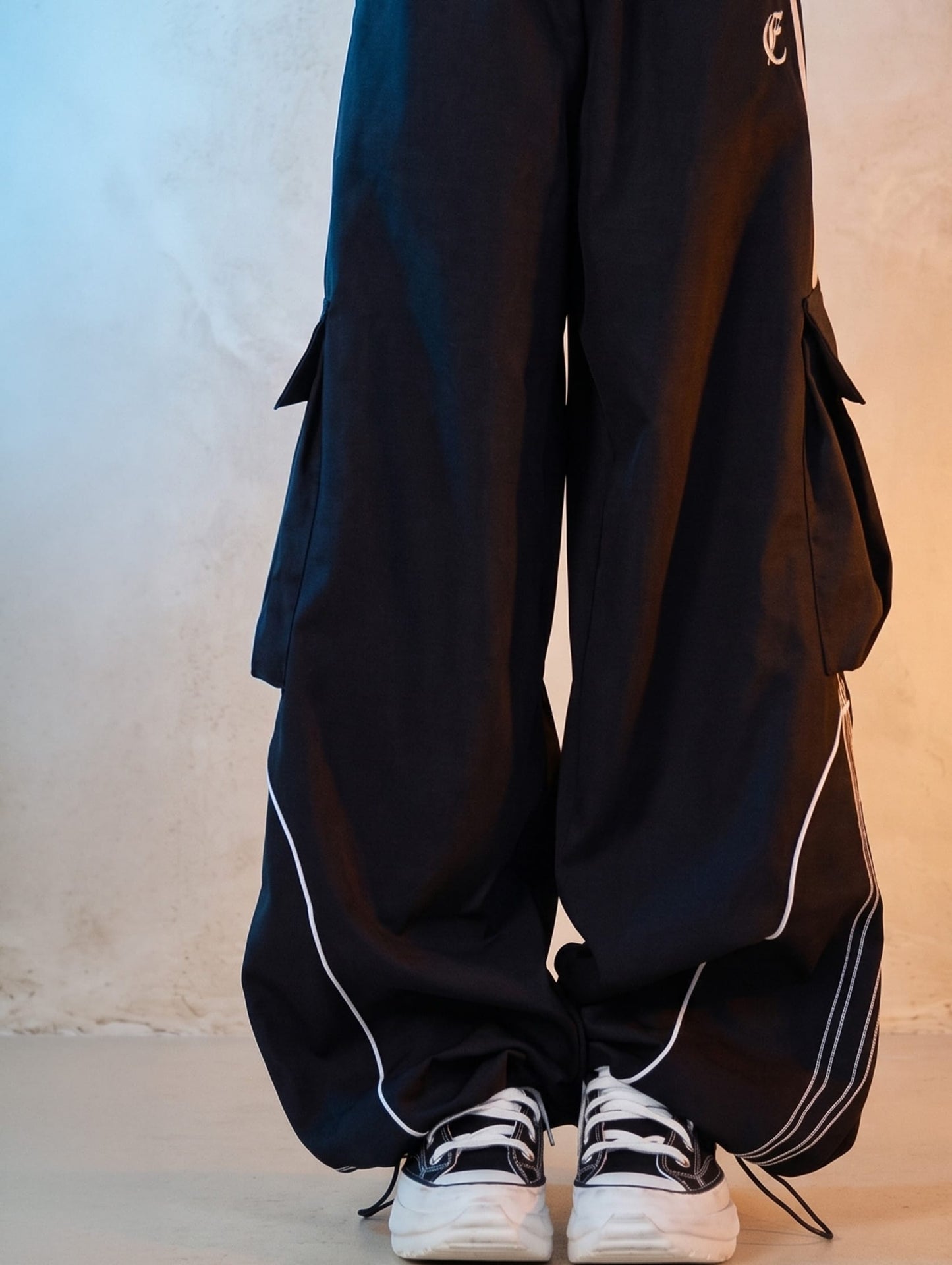 Encore Ribbed V-Neck Combo W/ Wide-Leg Set