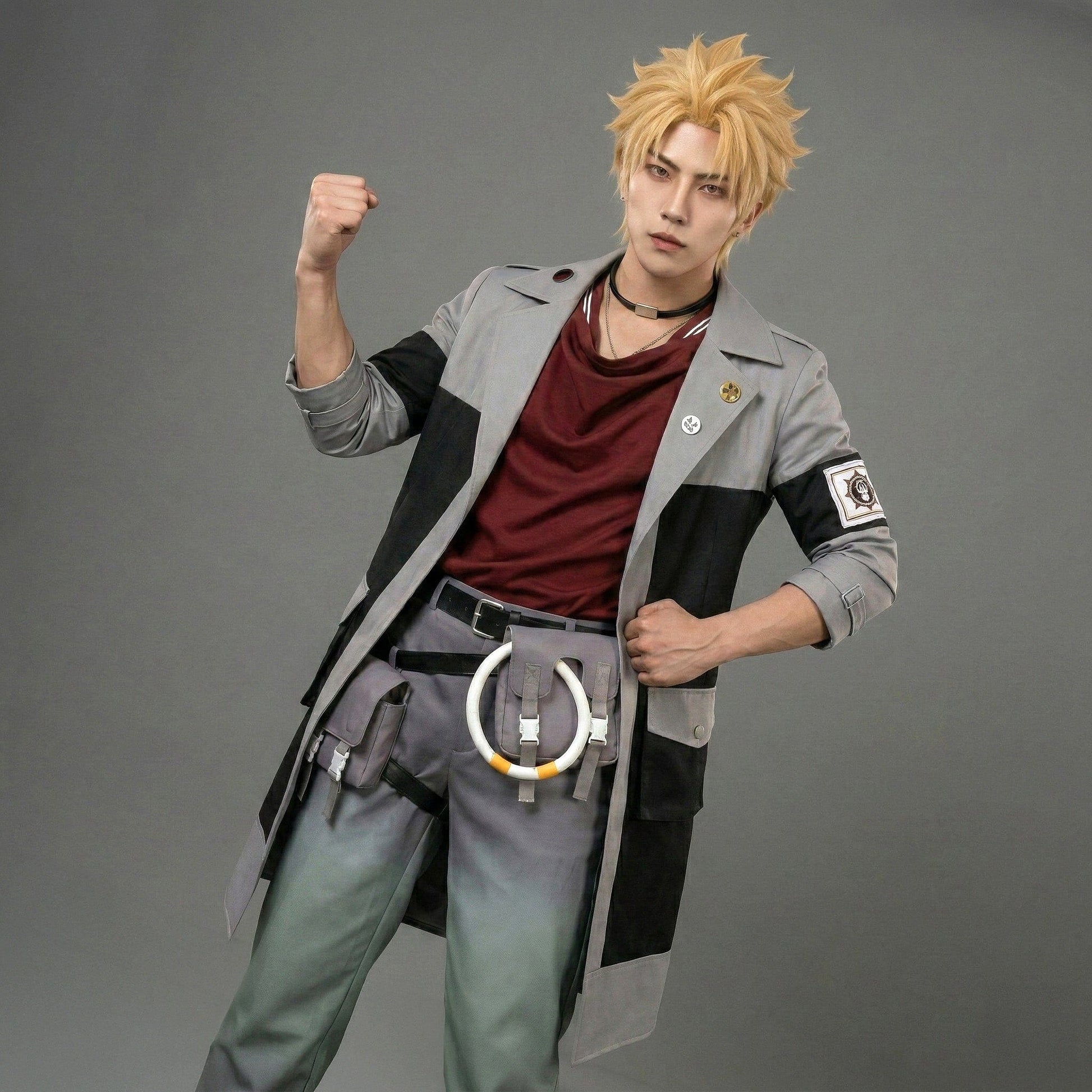 Enjin (Wig and Mask Sold Separately) / S Gachiakuta Enjin Cosplay (Costume only)