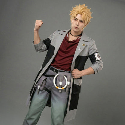 Enjin (Wig and Mask Sold Separately) / S Gachiakuta Enjin Cosplay (Costume only)