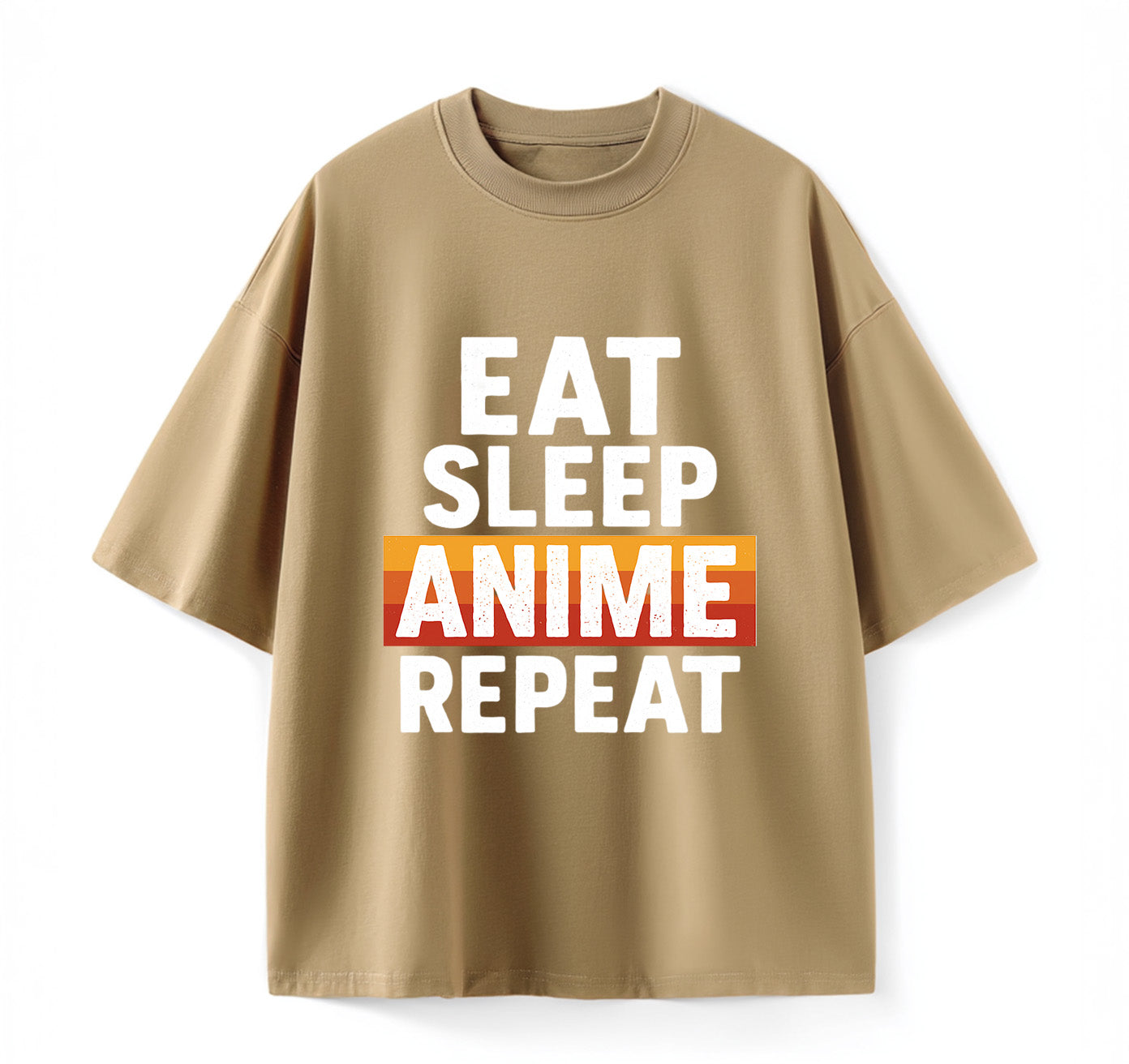 Eat Sleep Anime Repeat 1 Oversize T-Shirt