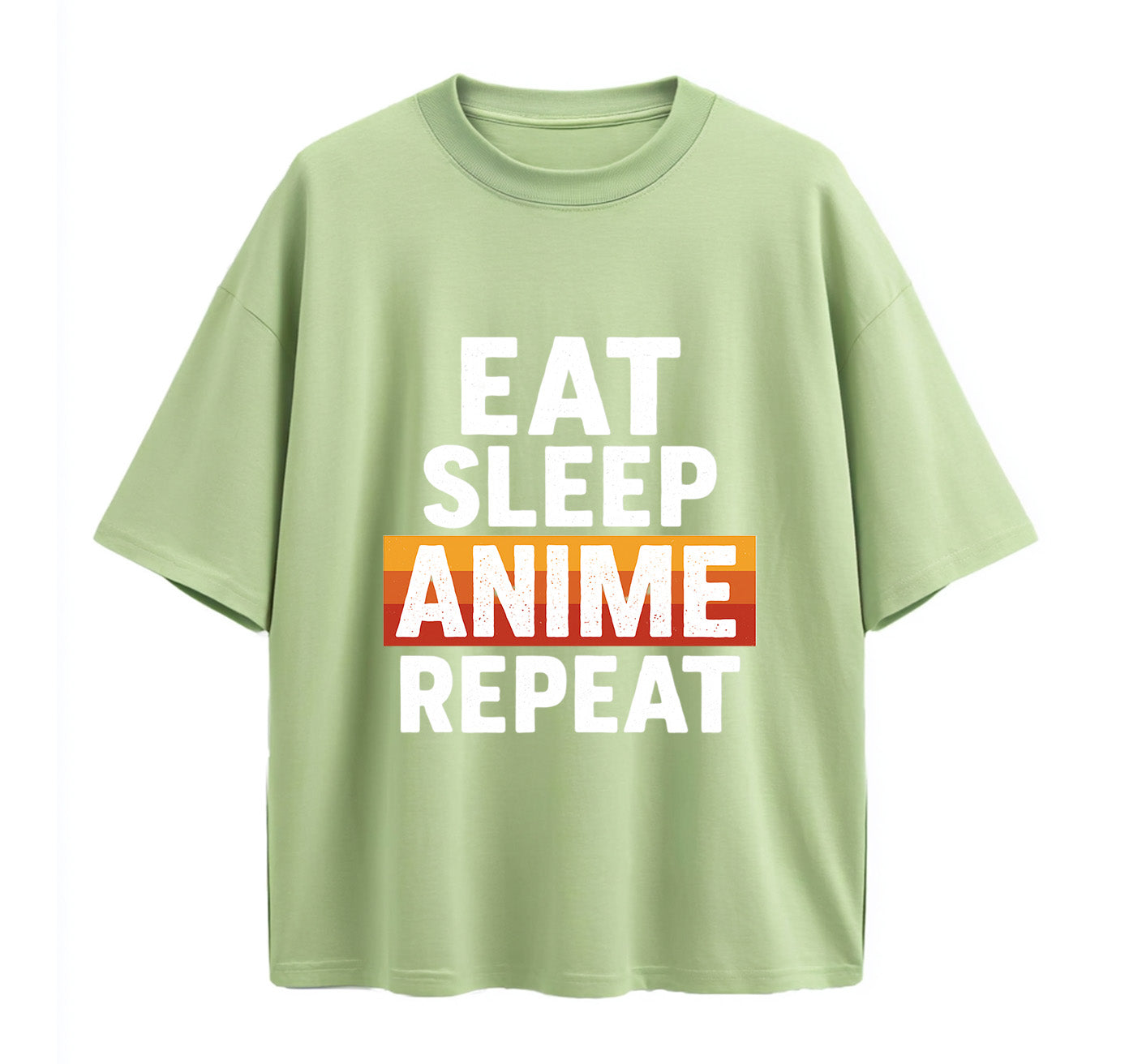 Eat Sleep Anime Repeat 1 Oversize T-Shirt