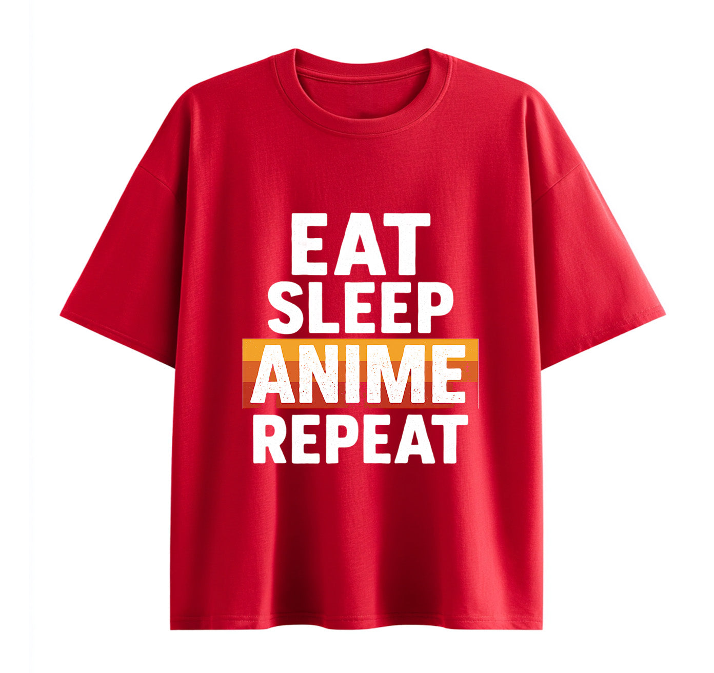 Eat Sleep Anime Repeat 1 Oversize T-Shirt