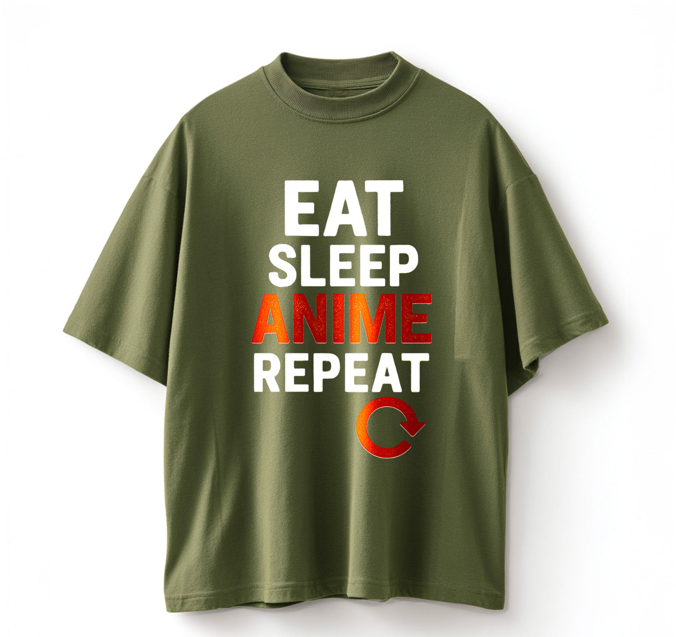 Eat Sleep Anime Repeat 2 Oversize T-Shirt