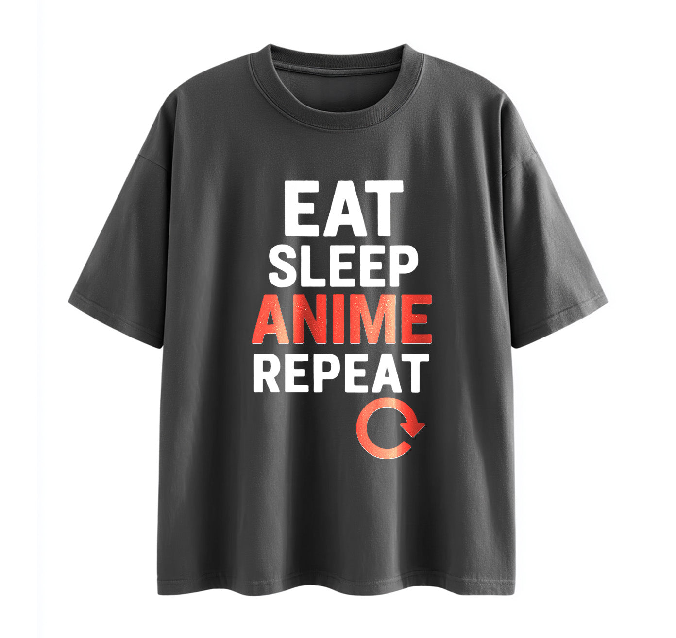 Eat Sleep Anime Repeat 2 Oversize T-Shirt