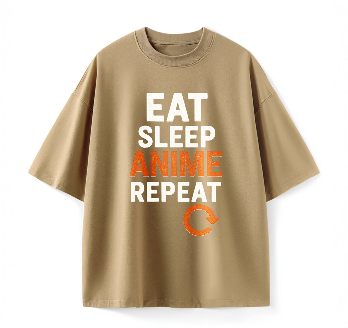 Eat Sleep Anime Repeat 2 Oversize T-Shirt