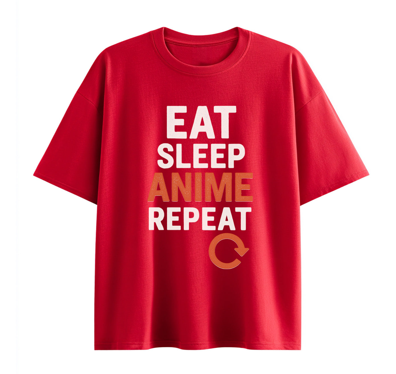 Eat Sleep Anime Repeat 2 Oversize T-Shirt